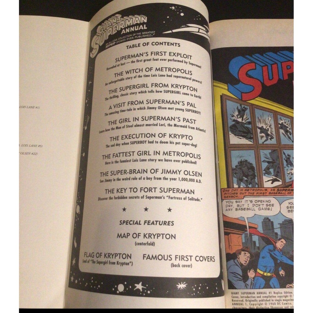GIANT SUPERMAN ANNUAL #1 DC Comics Book- 1998 - Picture 2 of 3